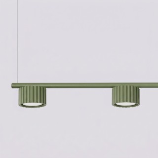 Lustre AURA 4 vert olive - Sollux