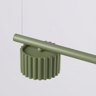 Lustre AURA 4 vert olive - Sollux