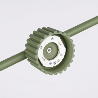 Lustre AURA 4 vert olive - Sollux