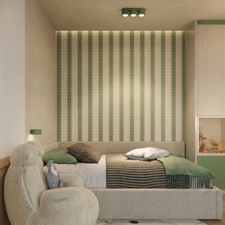 Applique AURA vert olive Sollux