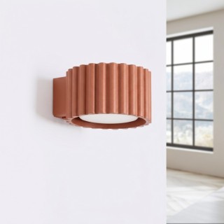 Applique AURA ocre rouge Gx53