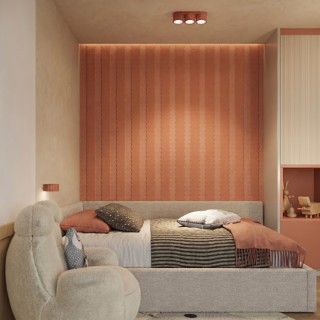 Applique AURA ocre rouge Sollux