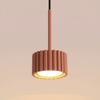 Suspension AURA 1 ocre rouge - Sollux
