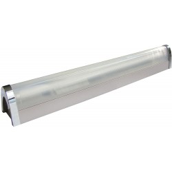Tibelec 330030 Réglette de Salle de Bain IP44 fluo 13w T5 G5 Plastique/Métal 59 cm