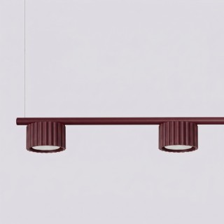 Lustre AURA 4 bordeaux Sollux