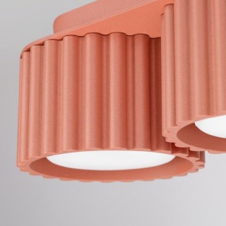 Plafonnier AURA 3 peach Gx53