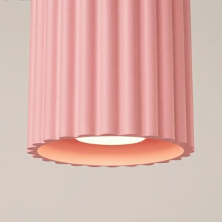 Plafonnier AURA 1 rose GU10 - Sollux
