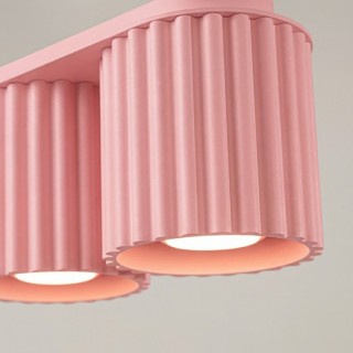 Plafonnier AURA 2 rose GU10 - Sollux