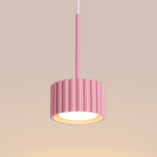 Suspension AURA 1 rose Sollux