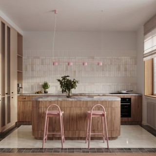 Lustre AURA 4 rose - Sollux
