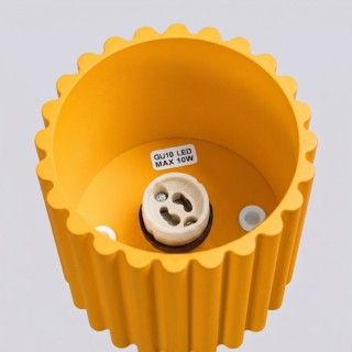 Plafonnier AURA 1 jaune GU10 - Sollux