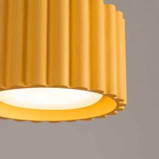 Plafonnier AURA 1 jaune Sollux