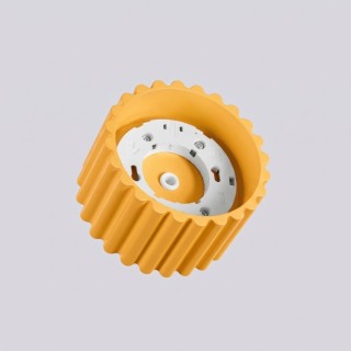 Plafonnier AURA 1 jaune Sollux