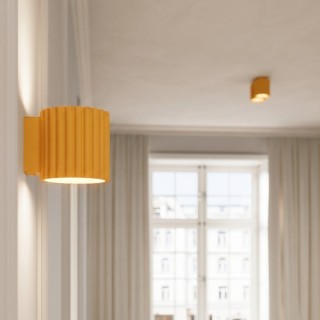 Plafonnier AURA 2 jaune Sollux