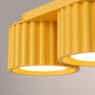 Plafonnier AURA 3 jaune Gx53