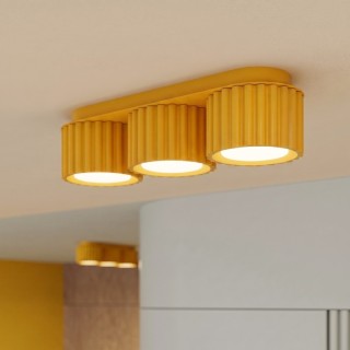 Plafonnier AURA 3 jaune Gx53