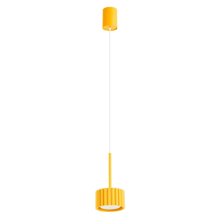 Suspension AURA 1 jaune Sollux
