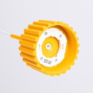 Suspension AURA 1 jaune Sollux