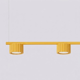 Lustre AURA 4 jaune Gx53