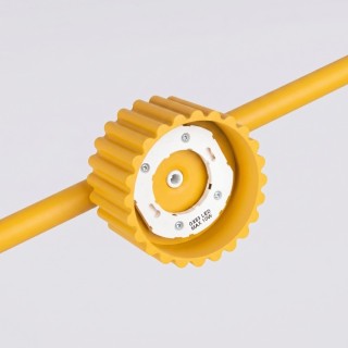 Lustre AURA 4 jaune - Sollux