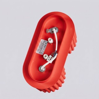 Plafonnier AURA 2 rouge GU10 - Sollux