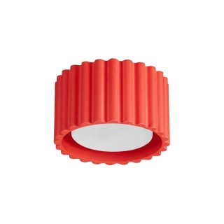 Plafonnier AURA 1 rouge Sollux