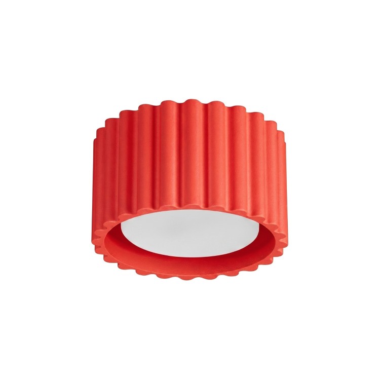 Plafonnier AURA 1 rouge Sollux