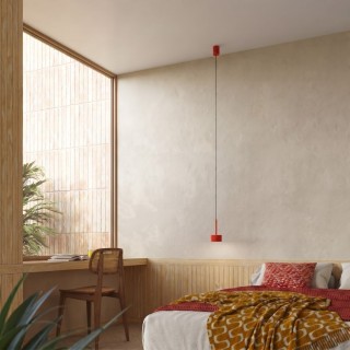 Suspension AURA 1 rouge Sollux