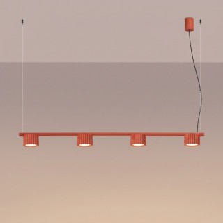 Lustre AURA 4 rouge - Sollux