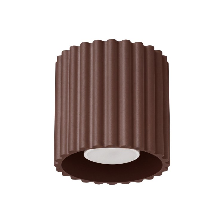 Plafonnier AURA 1 marron GU10 - Sollux