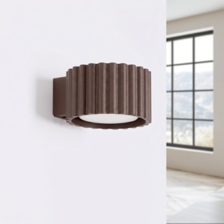 Applique AURA marron Gx53 - Sollux