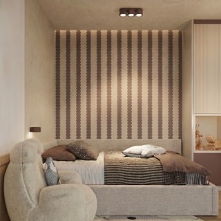 Applique AURA marron Gx53 - Sollux