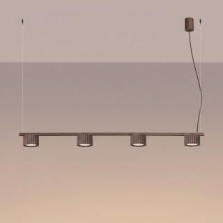 Lustre AURA 4 marron Sollux
