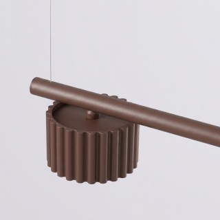 Lustre AURA 4 marron Sollux