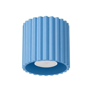 Plafonnier AURA 1 azure GU10 - Sollux
