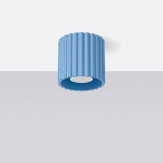 Plafonnier AURA 1 azure GU10 - Sollux