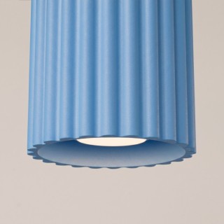 Plafonnier AURA 1 azure GU10 - Sollux