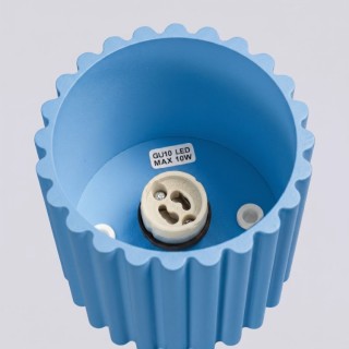 Plafonnier AURA 1 azure GU10 - Sollux