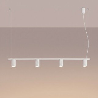 Lustre KARBON 4 blanc - Sollux