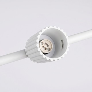 Lustre KARBON 4 blanc - Sollux