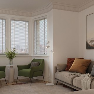 Lampadaire KARBON 3 blanc - Sollux