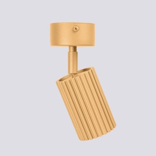 Plafonnier KARBON 1 golden - Sollux