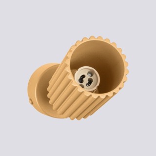 Plafonnier KARBON 1 golden - Sollux