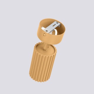 Plafonnier KARBON 1 golden - Sollux