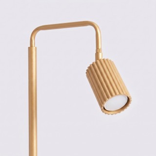 Lampadaire KARBON 1 golden - Sollux