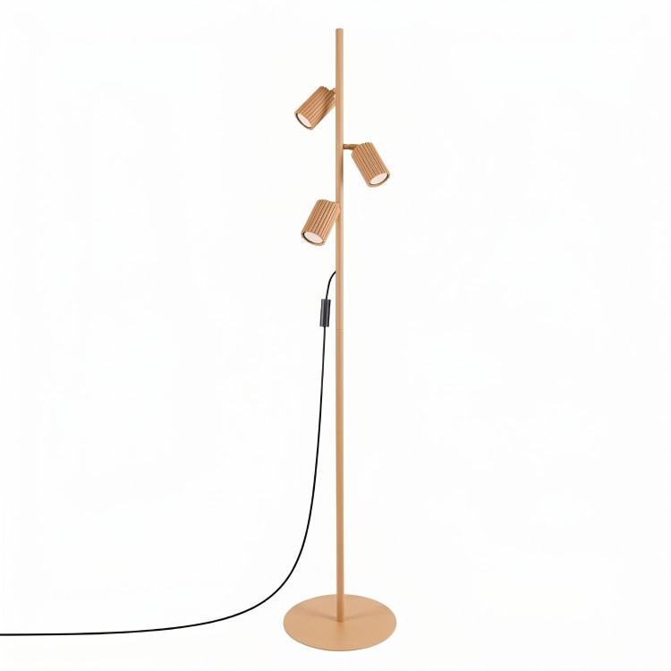 Lampadaire KARBON 3 golden - Sollux