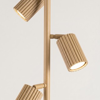 Lampadaire KARBON 3 golden - Sollux