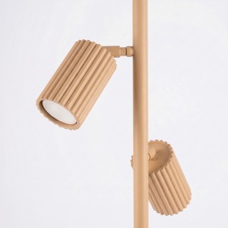 Lampadaire KARBON 3 golden - Sollux