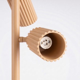 Lampadaire KARBON 3 golden - Sollux