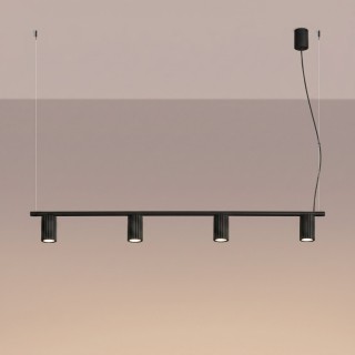 Lustre KARBON 4 noir - Sollux